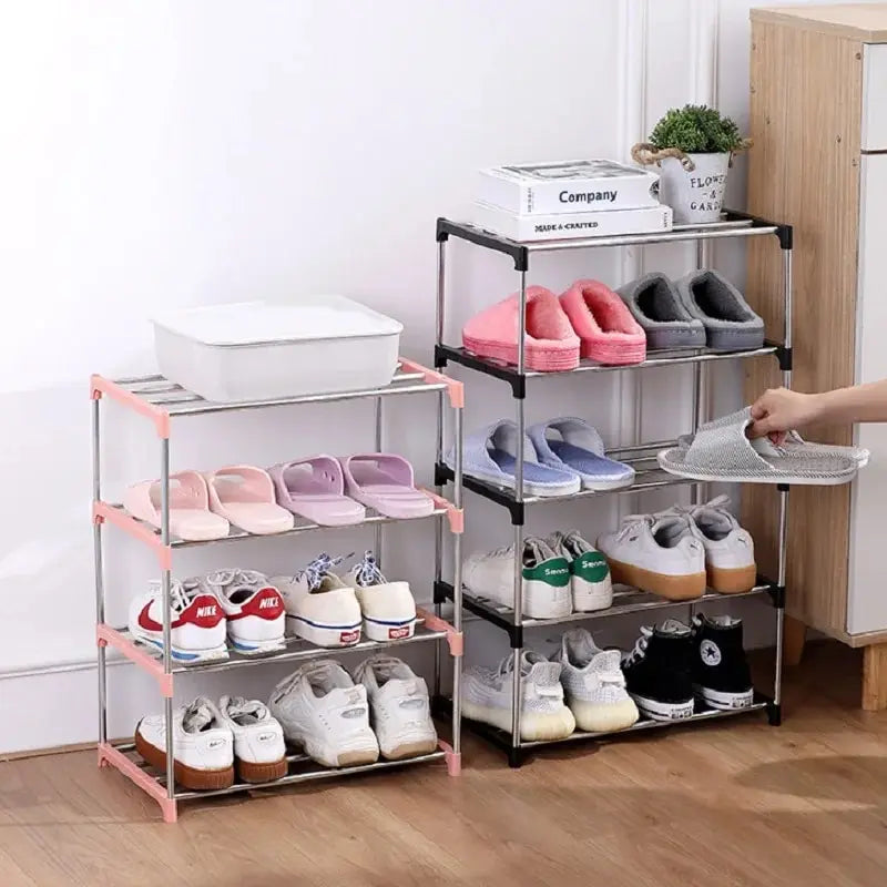 Space-Saving Multi-Layer Shoe Rack for Efficient Storage