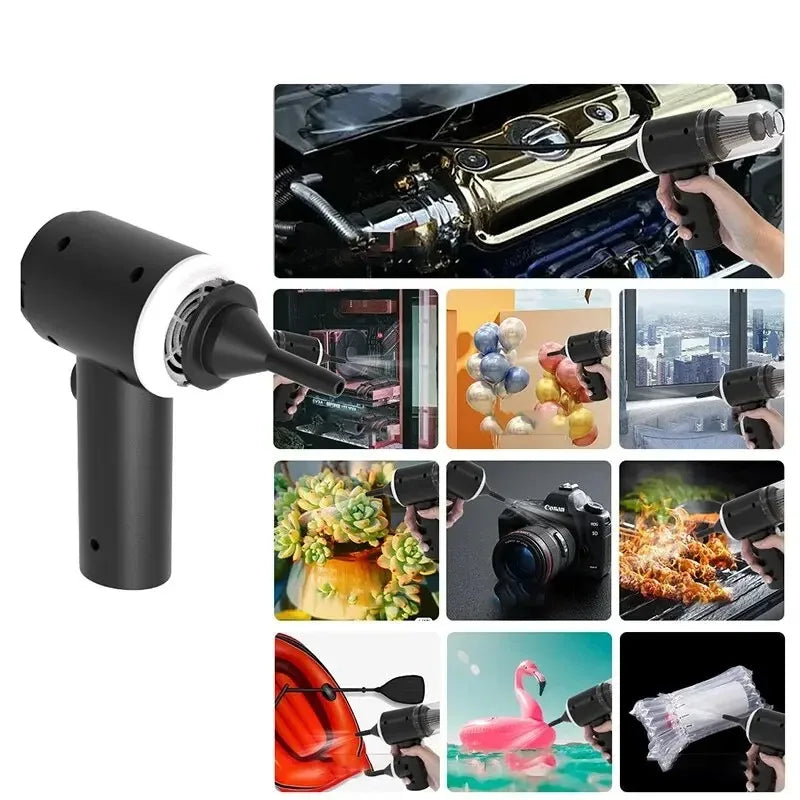9000Pa Wireless Car Vacuum Cleaner with USB Charging
