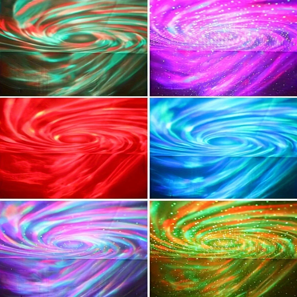 LED Galaxy Projector Night Light with 7 Modes - Kids Room Decor