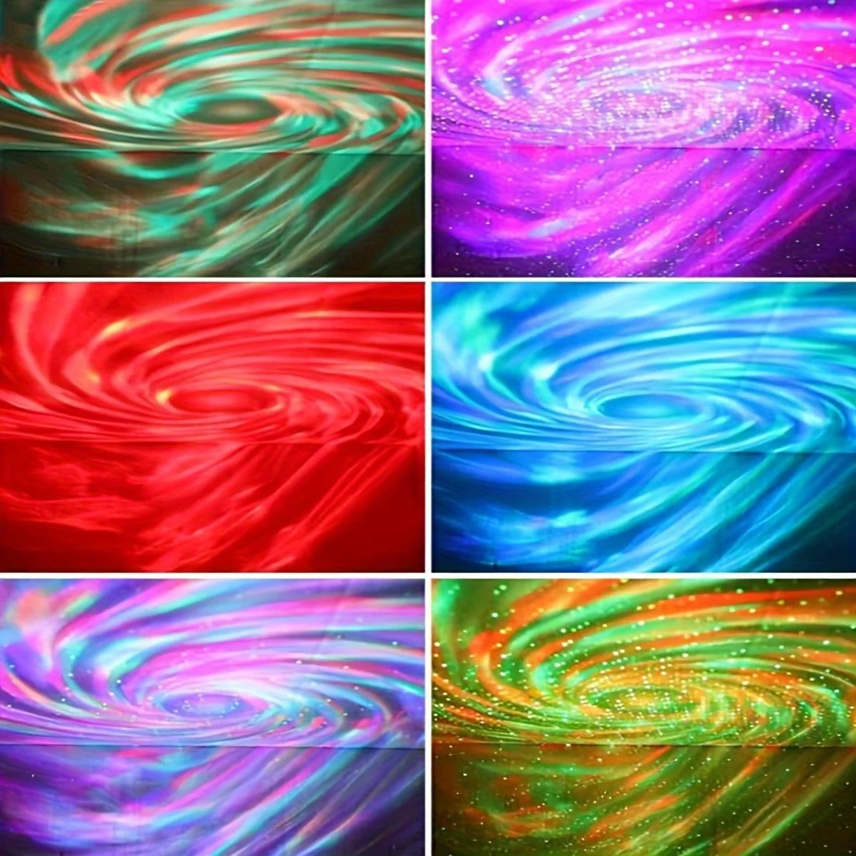 LED Galaxy Projector Night Light with 7 Modes - Kids Room Decor