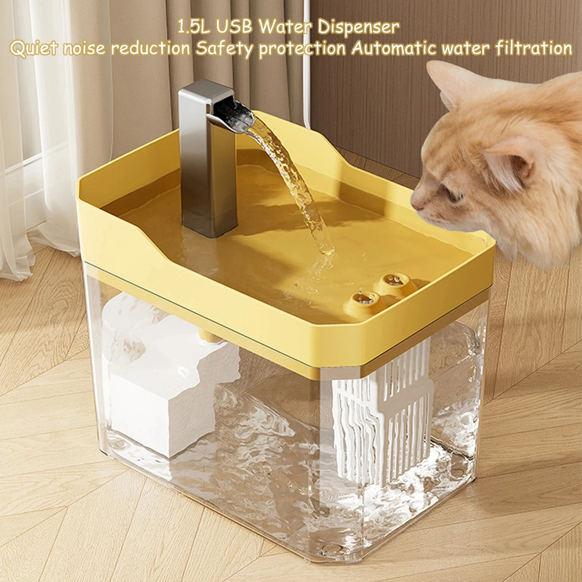 Automatic Cat Water Fountain