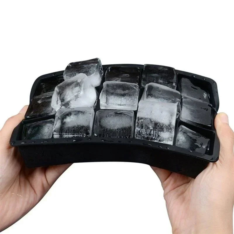 15-Grid Silicone Ice Cube Tray