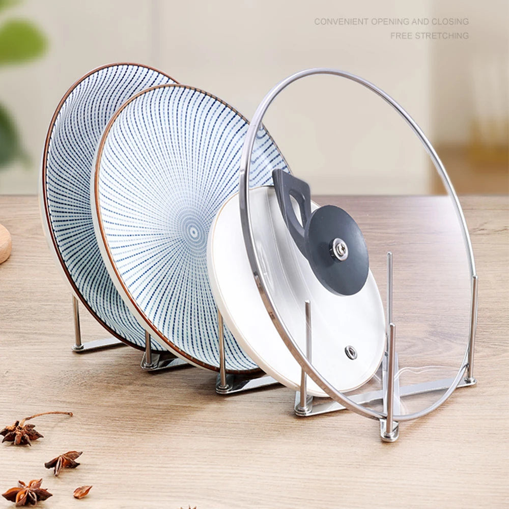 Foldable Pot Lid Rack