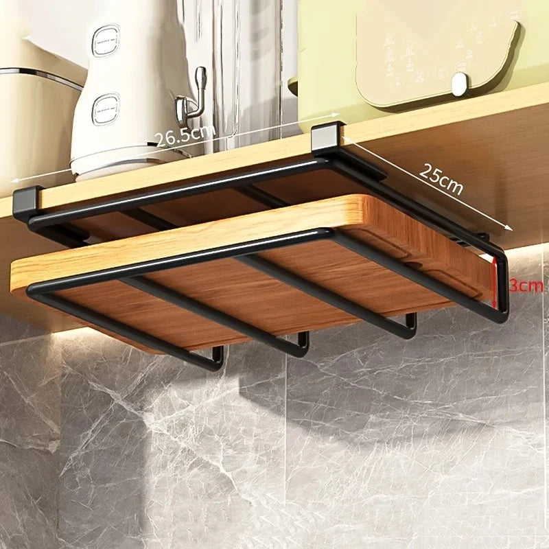 Under-Cabinet Hanging Organizer Rack