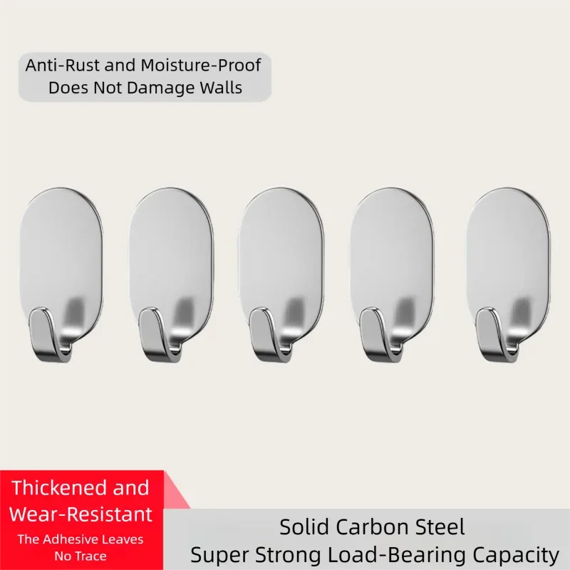 Heavy-Duty Adhesive Wall Hooks