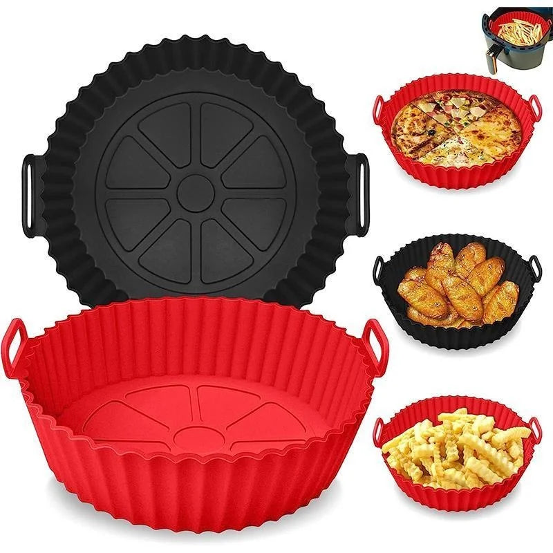 Reusable Silicone Air Fryer Liners for Kitchen