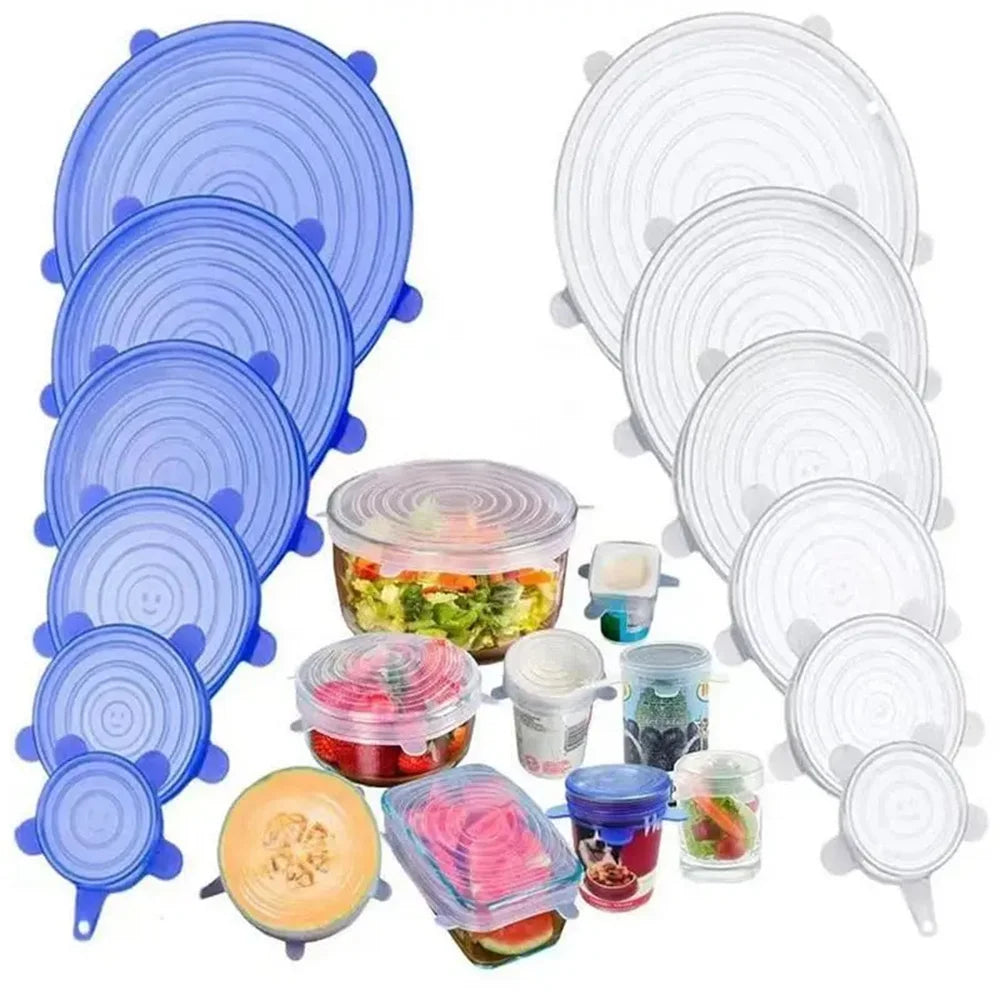 Silicone Stretch Lids (6-Piece)