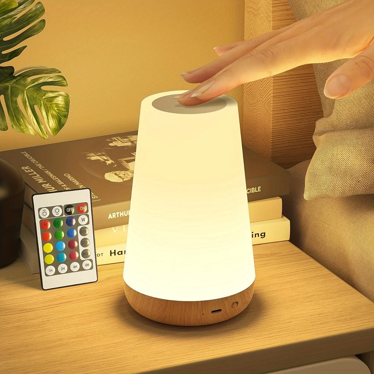 LED Night Light with 13 Color Options and Remote Control