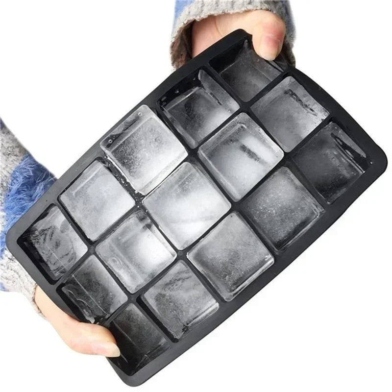 15-Grid Silicone Ice Cube Tray