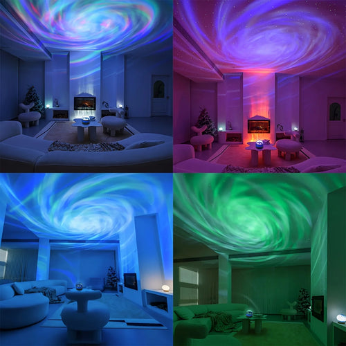 LED Galaxy Projector Night Light with 7 Modes - Kids Room Decor