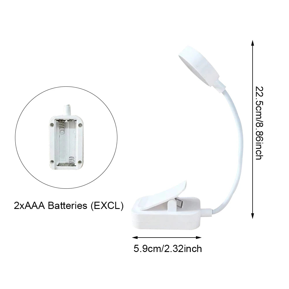 Clip-On LED Desk Book Light