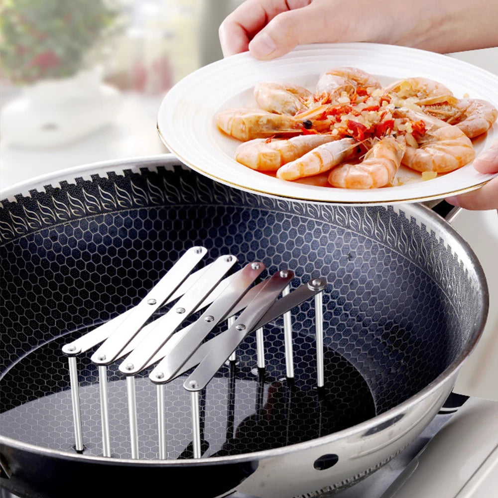 Foldable Pot Lid Rack