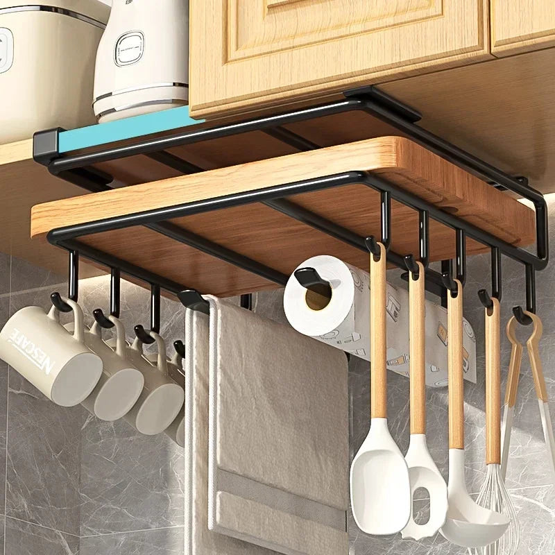 Under-Cabinet Hanging Organizer Rack