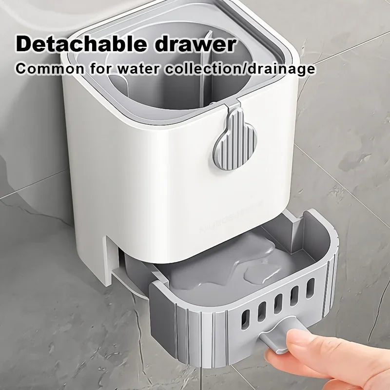 Wall-Mounted Toilet Brush Set