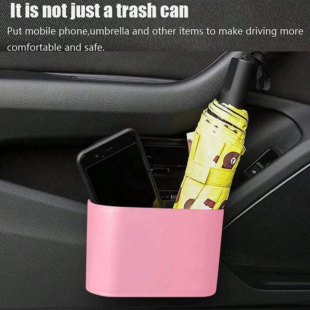 Hanging Car Trash Can with Lid
