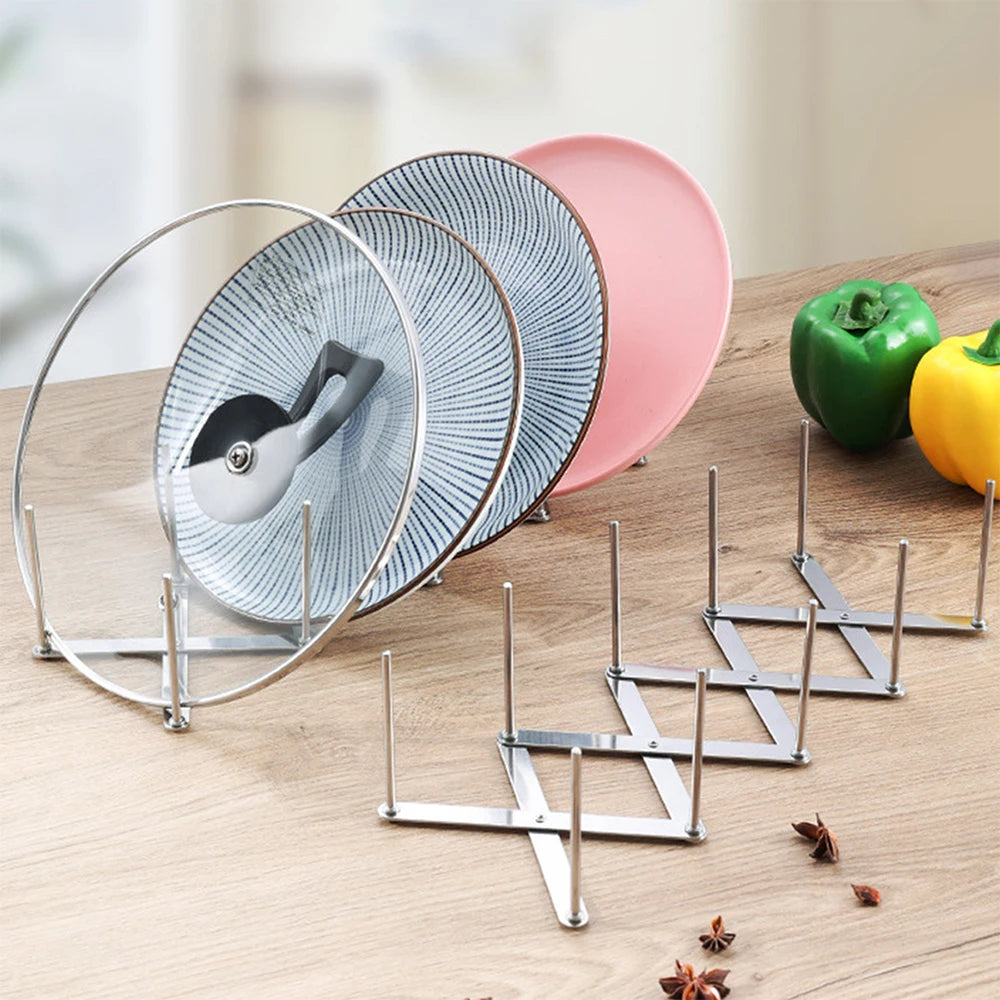 Foldable Pot Lid Rack