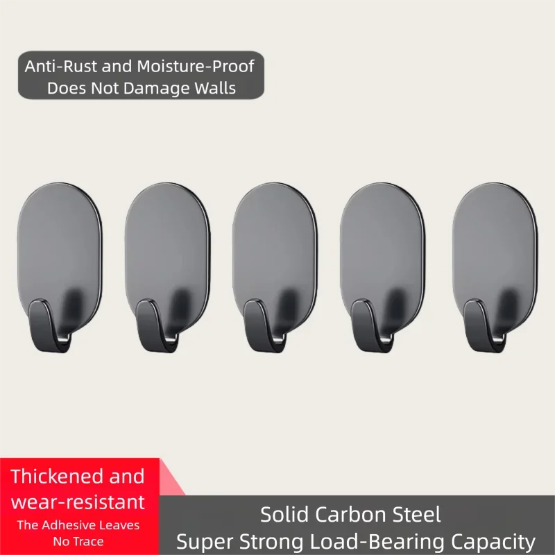 Heavy-Duty Adhesive Wall Hooks