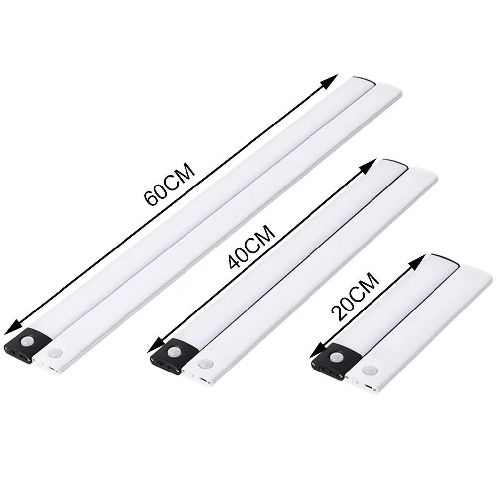 LED Motion Sensor Cabinet Light – Rechargeable Night Light for Kitchen & Wardrobe