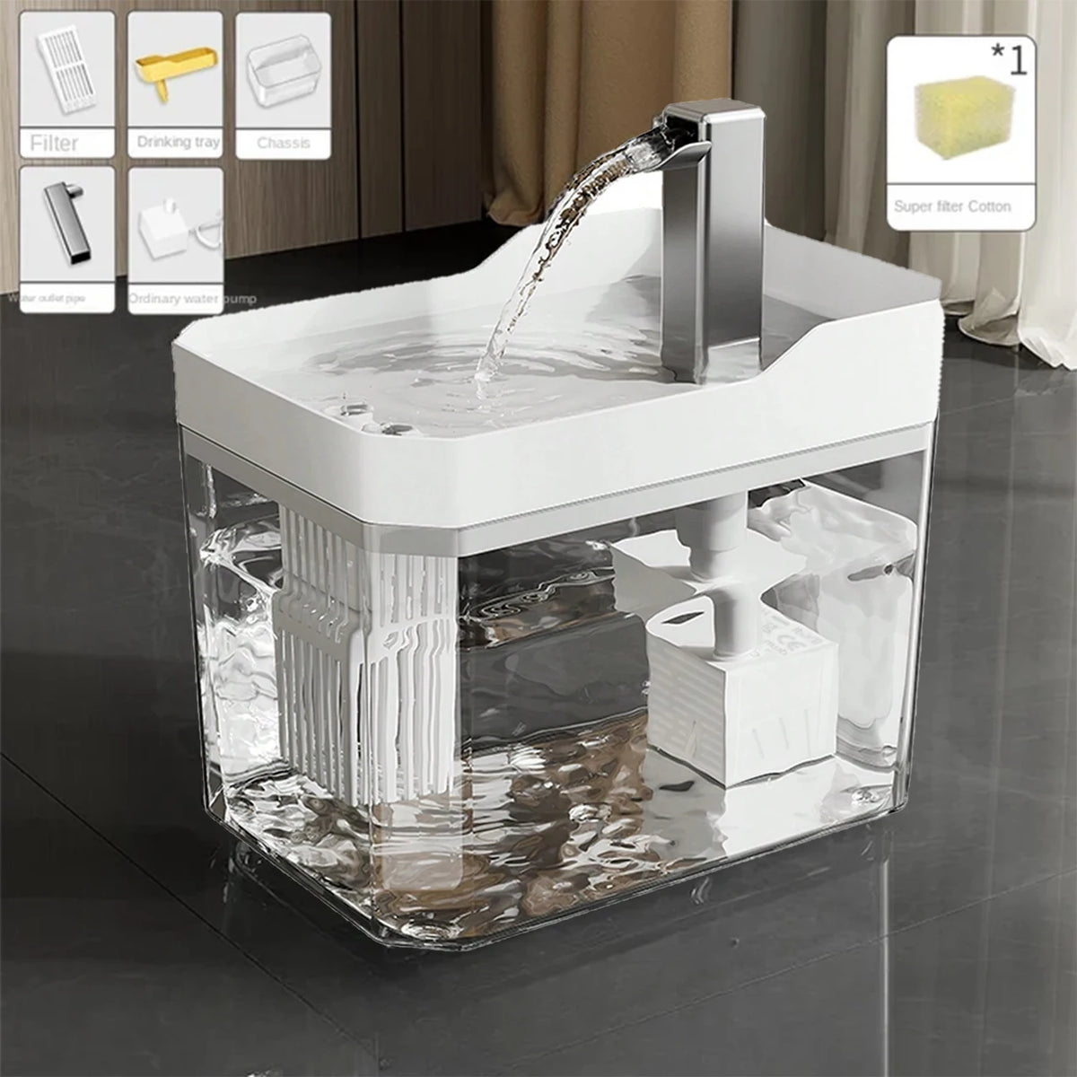 Automatic Cat Water Fountain