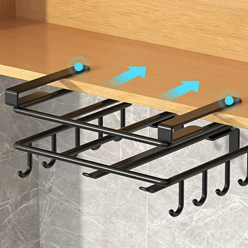 Under-Cabinet Hanging Organizer Rack