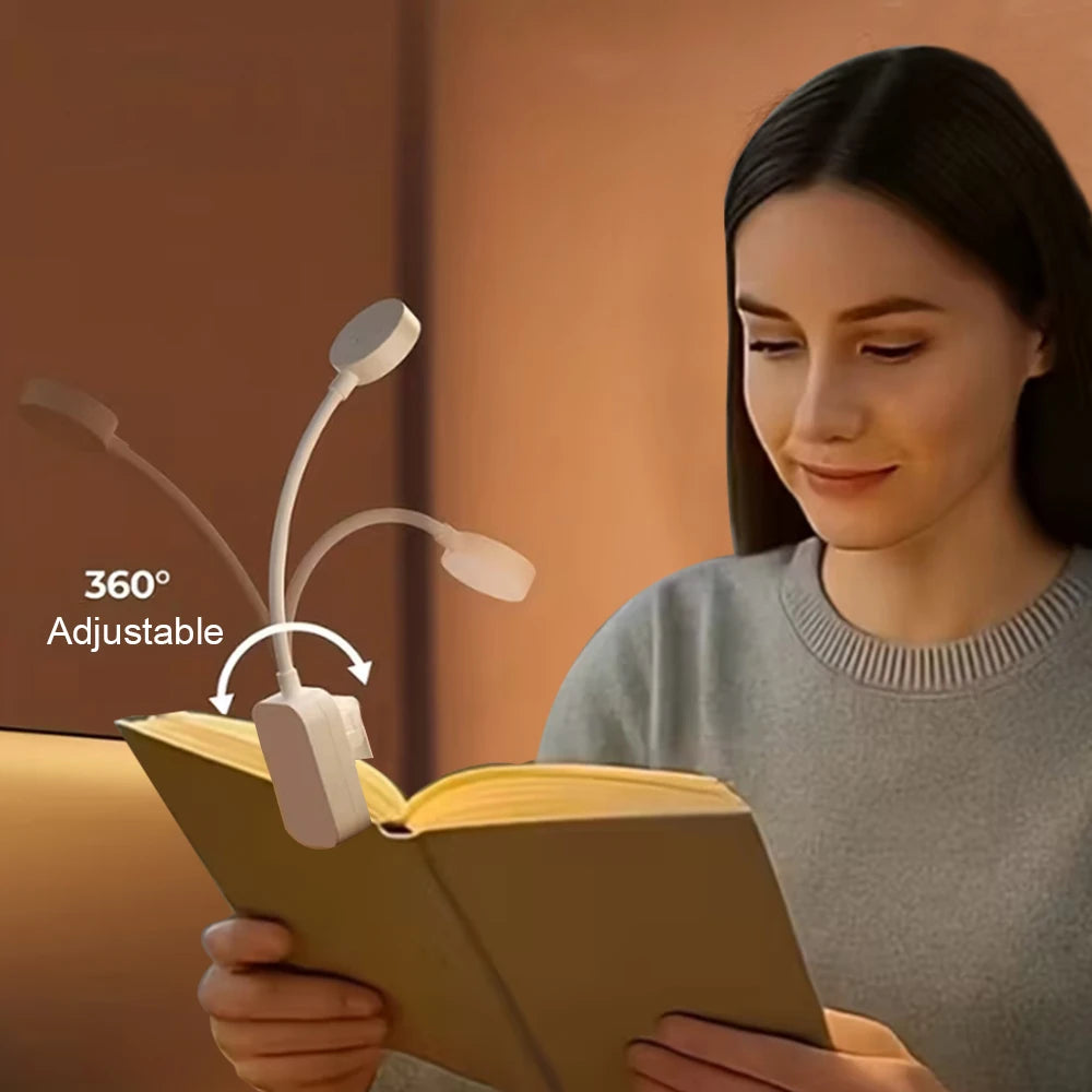 Clip-On LED Desk Book Light