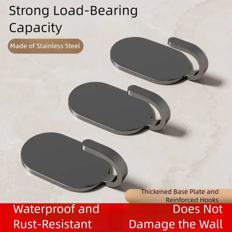 Heavy-Duty Adhesive Wall Hooks