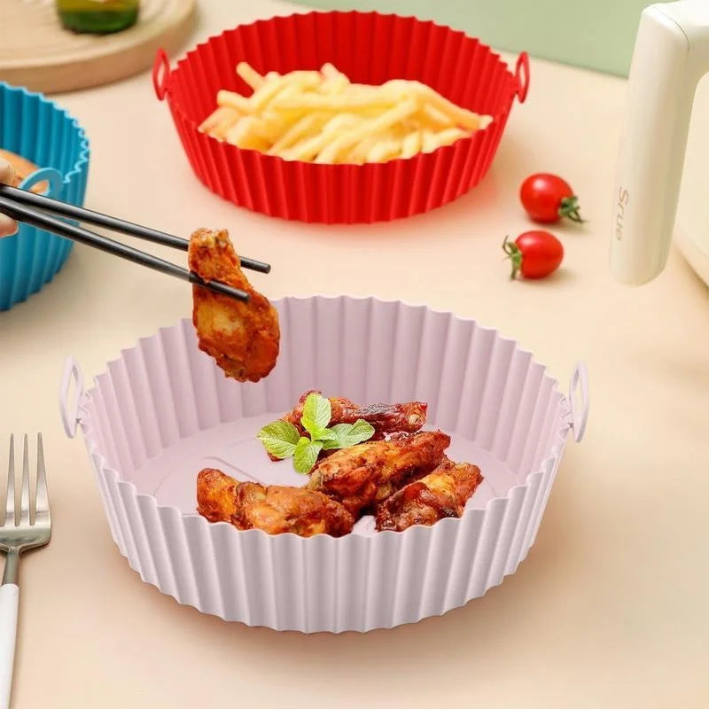 Reusable Silicone Air Fryer Liners for Kitchen