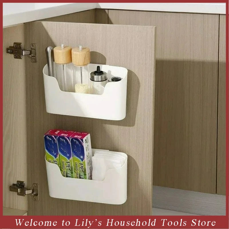 Under-Sink Adhesive Storage Rack