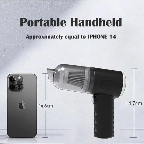 9000Pa Wireless Car Vacuum Cleaner with USB Charging
