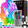 RGB LED Strip Lights with 44-Key Remote Control for Home & Party Decor