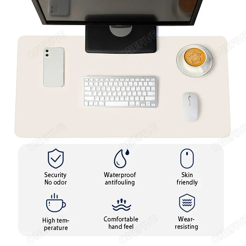 Large Leather Desk Mouse Pad