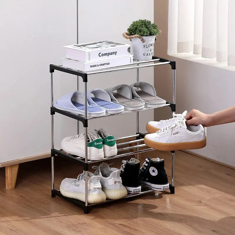 Space-Saving Multi-Layer Shoe Rack for Efficient Storage