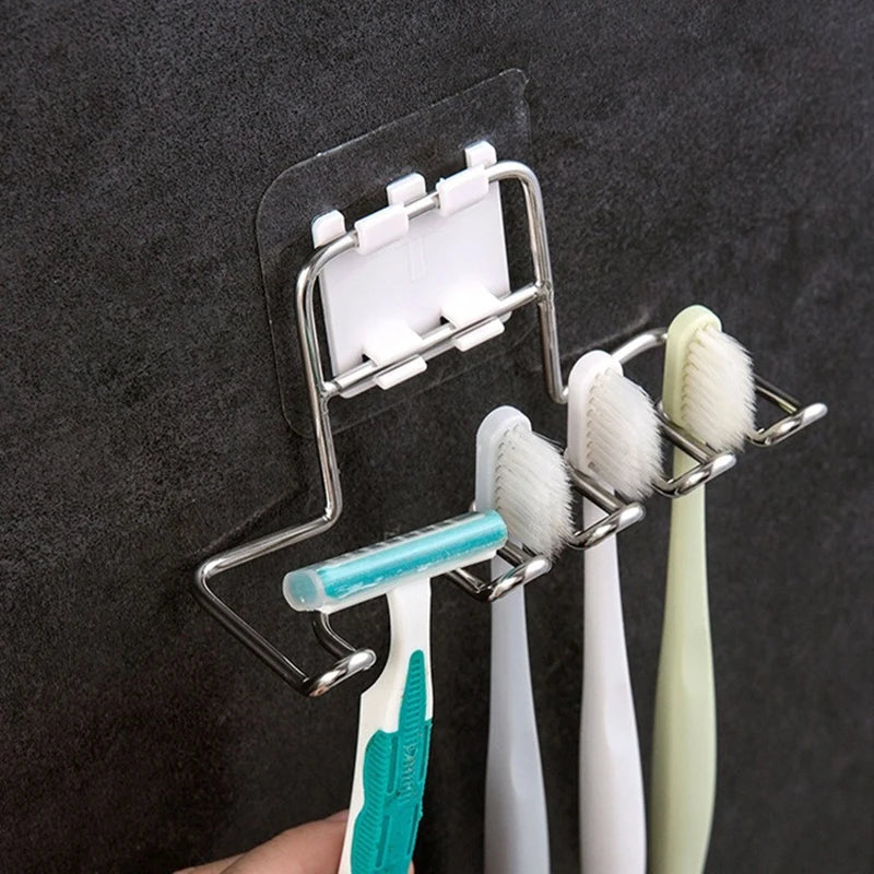 Wall-Mounted Toothbrush Holder