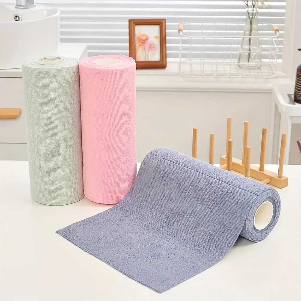 Reusable Microfiber Cleaning Roll