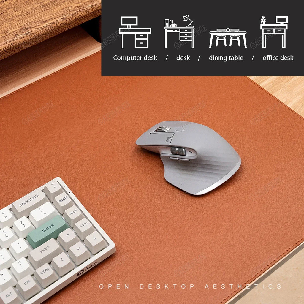 Large Leather Desk Mouse Pad