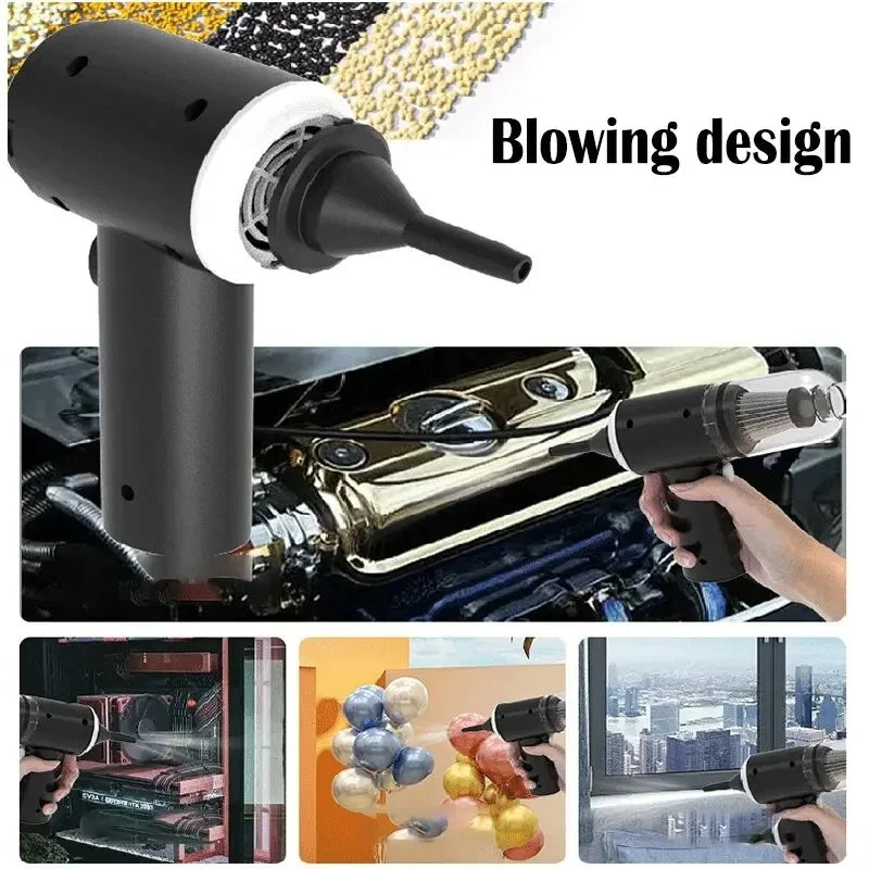 9000Pa Wireless Car Vacuum Cleaner with USB Charging