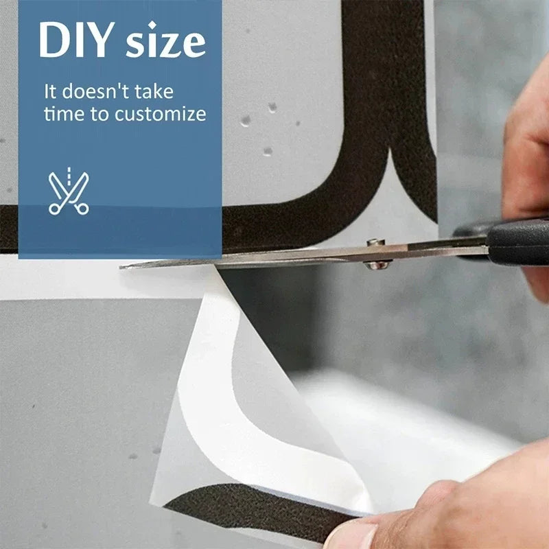 Waterproof Shower Curtain with Hooks